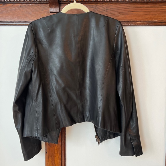 VINCE Cross Front Leather Jacket
Style # VR61791048 - Picture 2 of 5